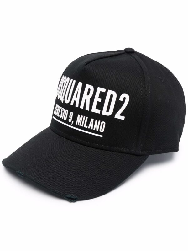 DSQUARED2 logo-print cap