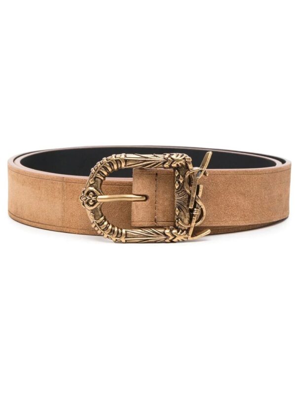 Saint Laurent  monogram-buckle belt