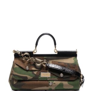 Dolce & Gabbana Sicily camouflage-print shoulder bag