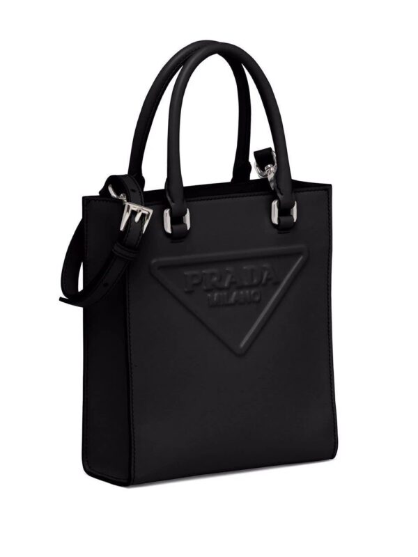 Prada  logo-embossed tote bag - Image 3