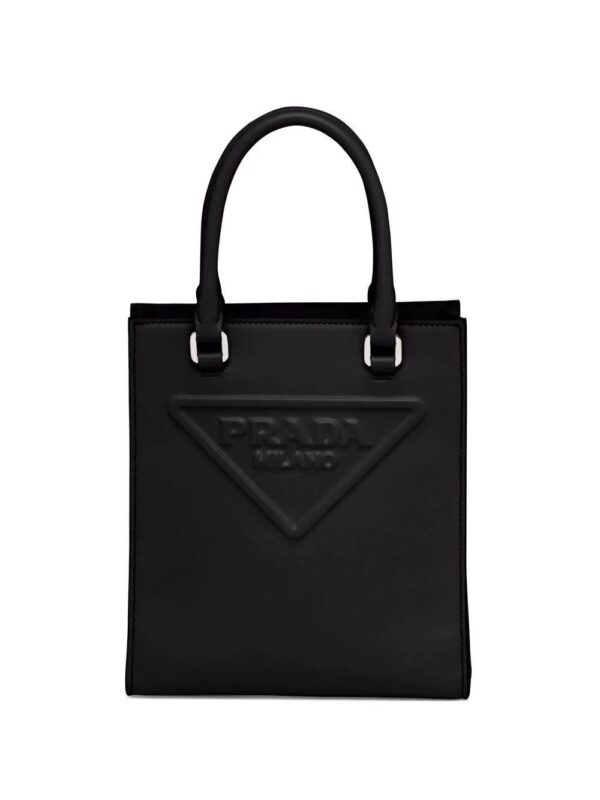 Prada  logo-embossed tote bag