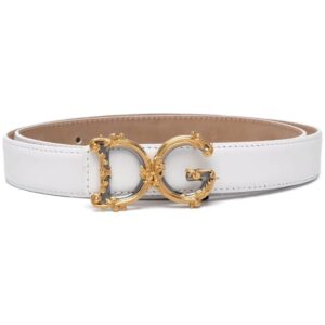 Dolce & Gabbana  DG-logo leather belt