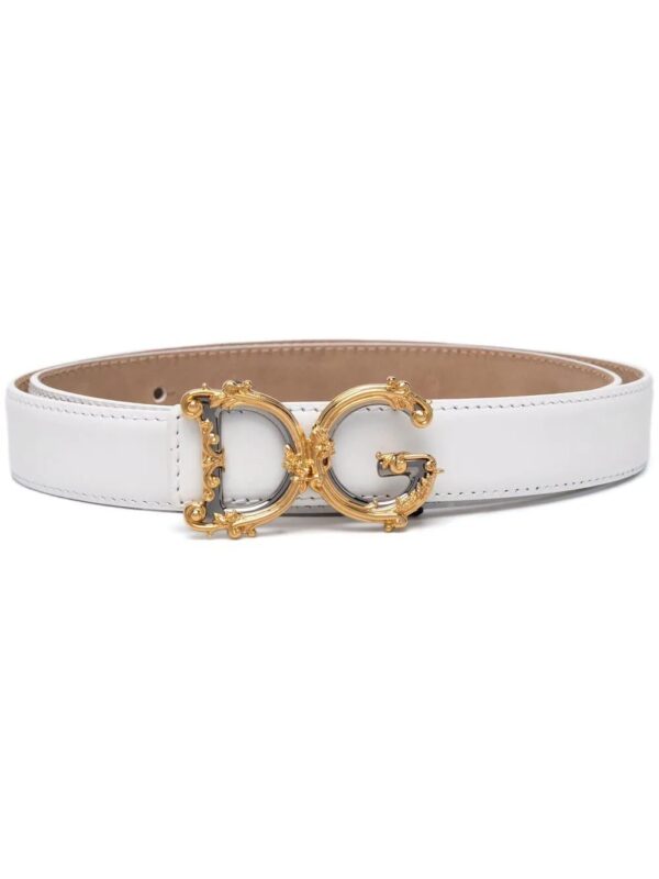 Dolce & Gabbana  DG-logo leather belt