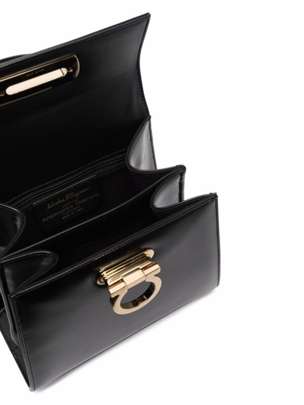 Ferragamo Gancini leather tote bag - Image 5