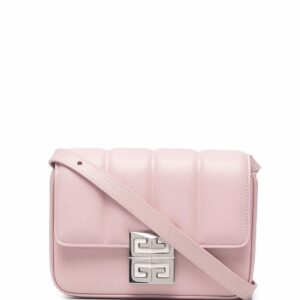 Givenchy logo-plaque leather satchel bag