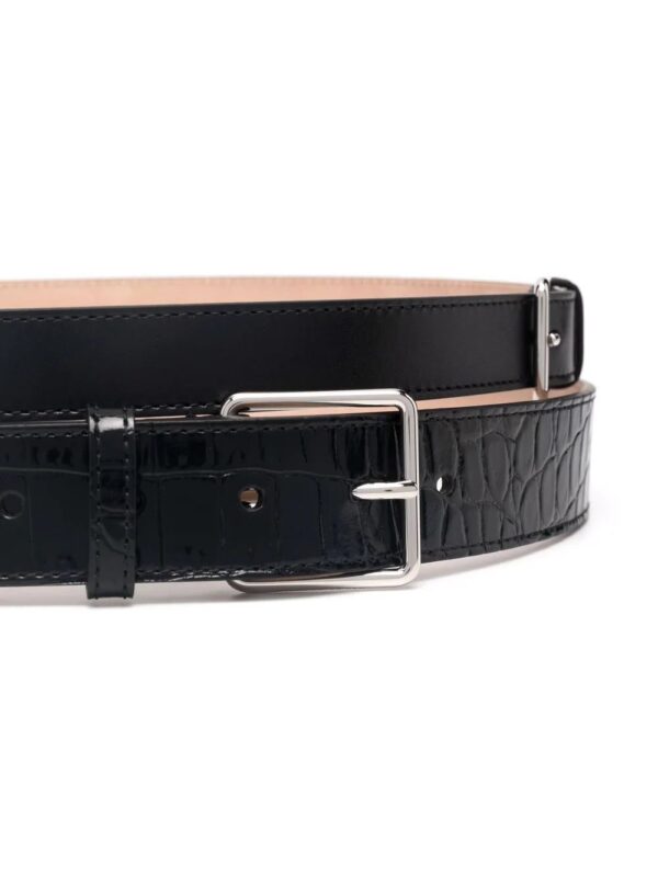 Alexander McQueen  double-buckle belt - Image 2