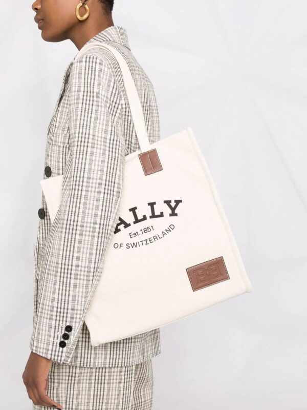Bally  Crystalia logo-print tote bag - Image 3