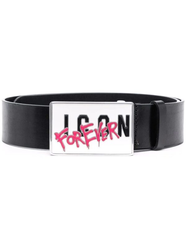 Dsquared2  logo-buckle leather belt