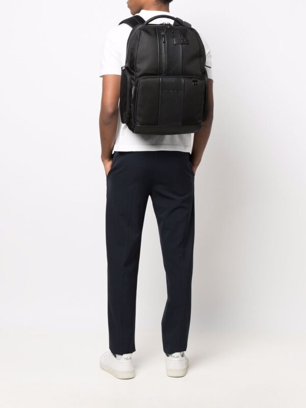 PIQUADRO Fast Check panelled backpack - Image 2