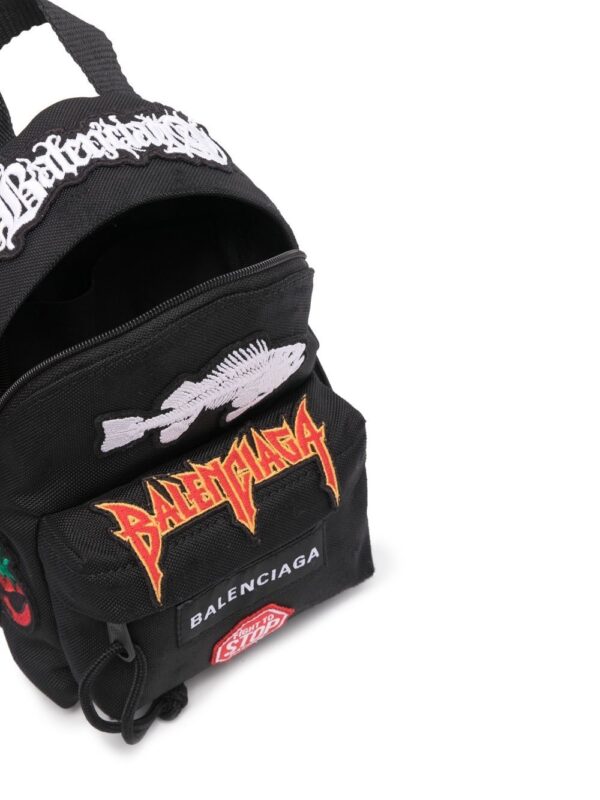 Balenciaga patch-detail crossbody backpack - Image 2