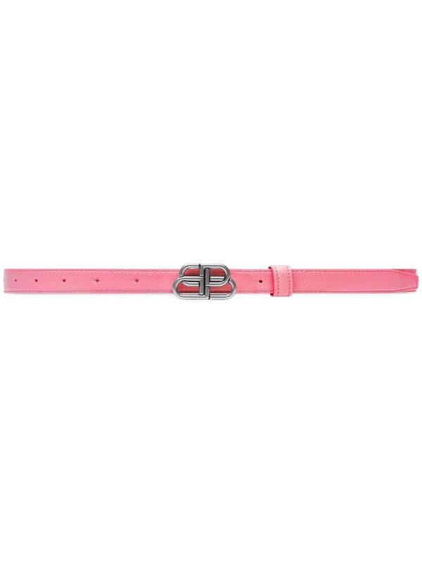Balenciaga  BB buckle thin belt