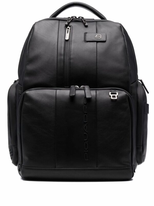 PIQUADRO logo-embossed backpack