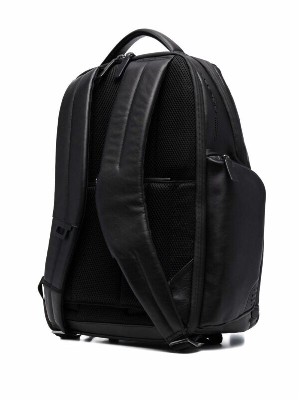 PIQUADRO logo-embossed backpack - Image 3