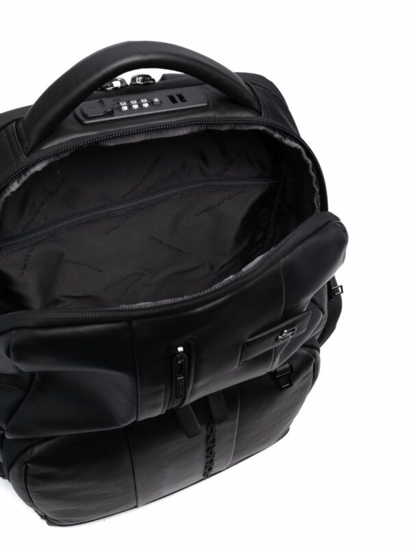 PIQUADRO logo-embossed backpack - Image 5