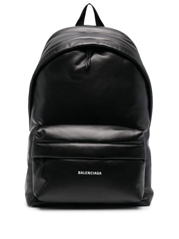Balenciaga puffy-style leather backpack