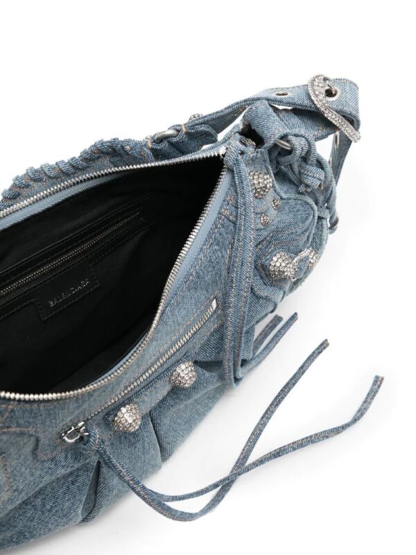 Balenciaga  Le Cagole denim shoulder bag - Image 4