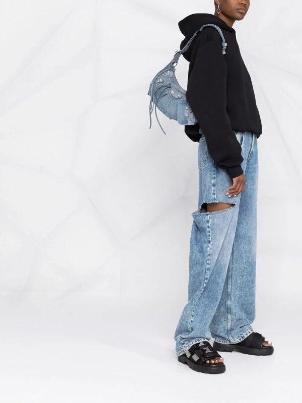 Balenciaga  Le Cagole denim shoulder bag - Image 2