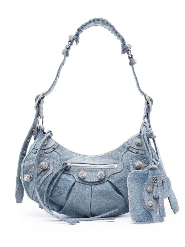 Balenciaga  Le Cagole denim shoulder bag
