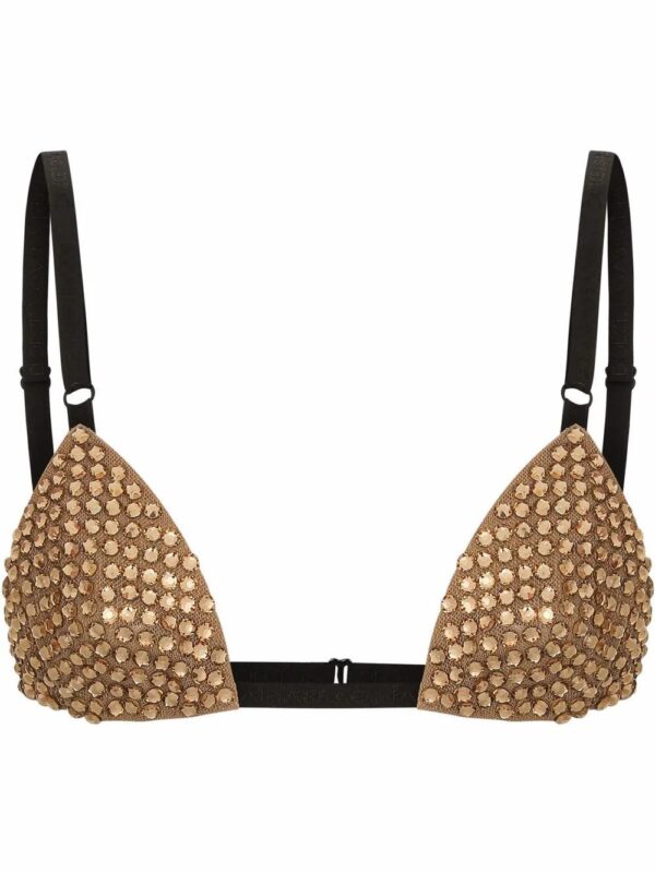 Dolce & Gabbana  rhinestone-embellished bralette top