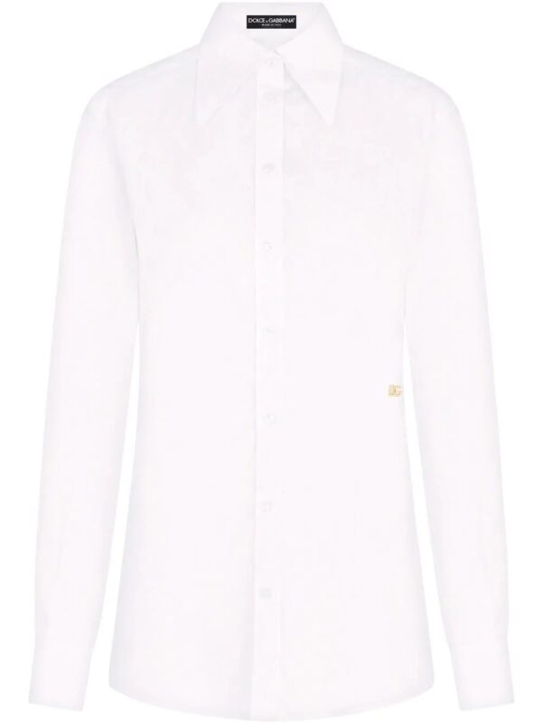 Dolce & Gabbana  cotton poplin longline shirt