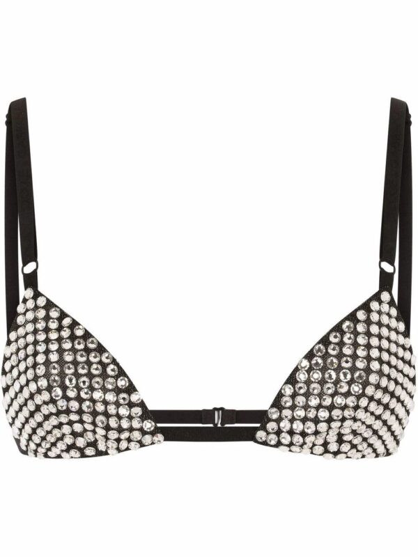 Dolce & Gabbana  rhinestone-embellished bralette top