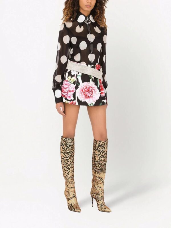 Dolce & Gabbana  polka dot silk shirt - Image 2