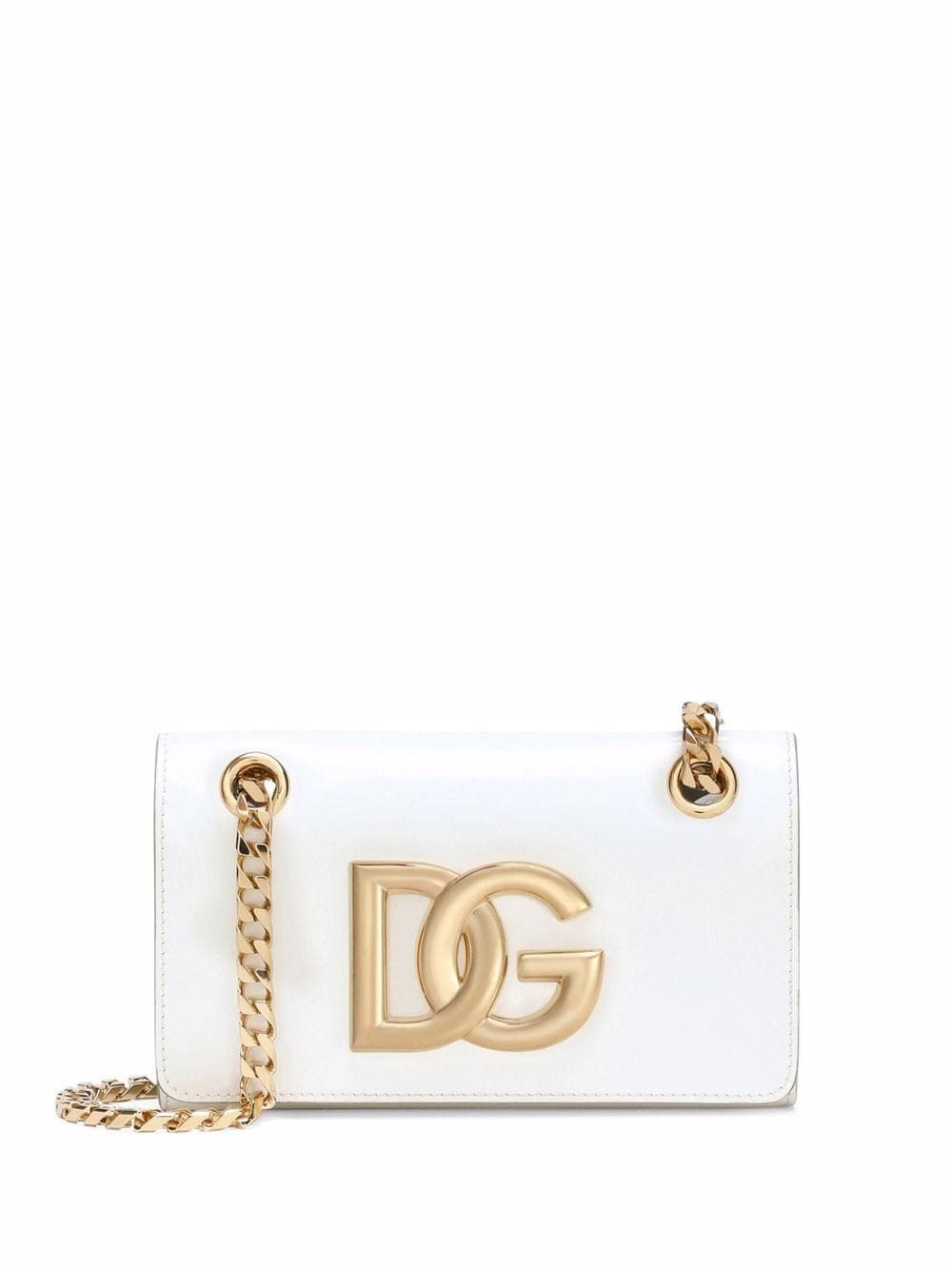 Dolce & Gabbana 3.5 patent leather phone bag