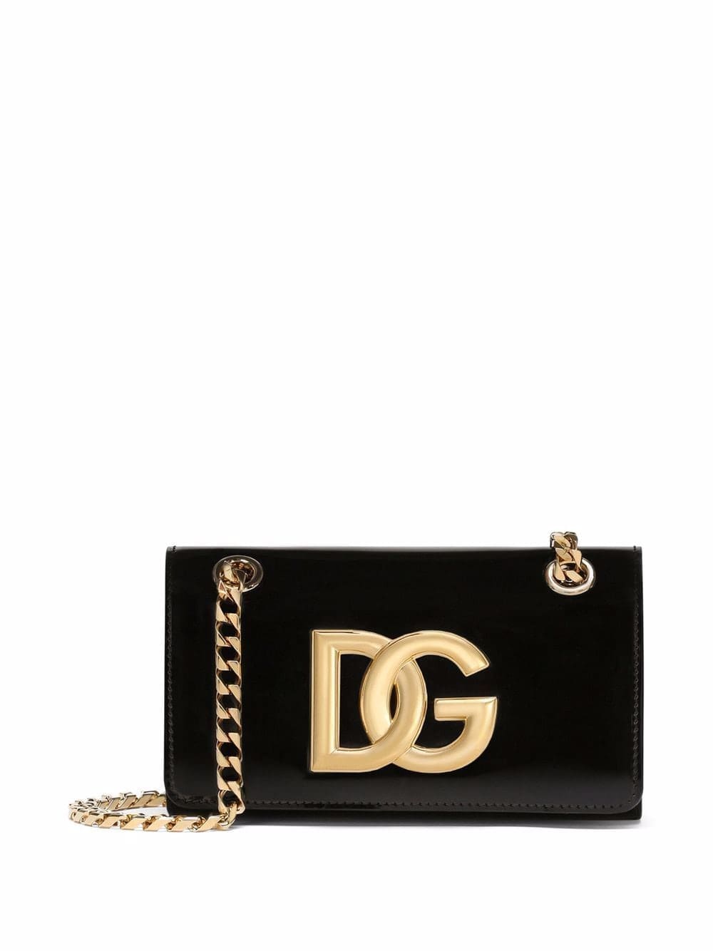 Dolce & Gabbana 3.5 patent leather phone bag