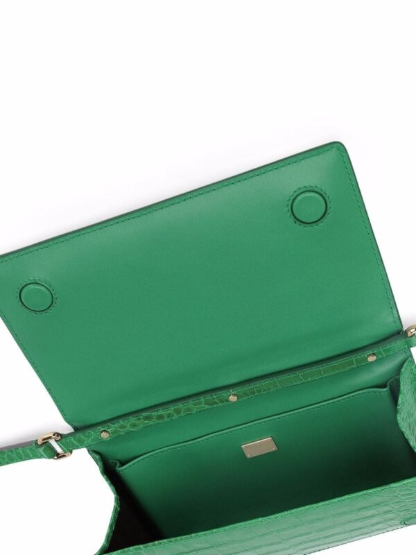 Dolce & Gabbana logo-tag leather phone bag - Image 4