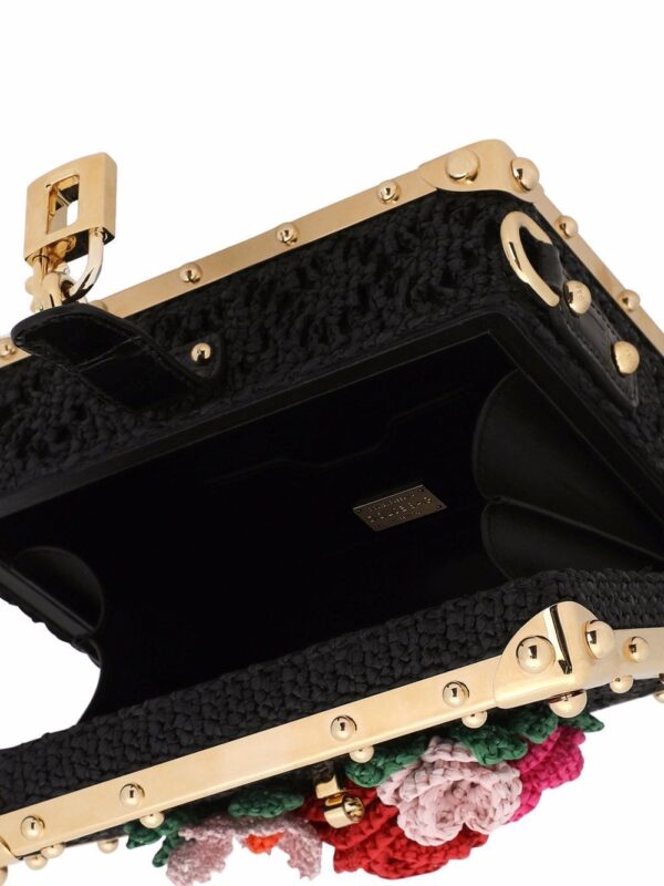 Dolce & Gabbana Dolce Box raffia top-handle bag - Image 5