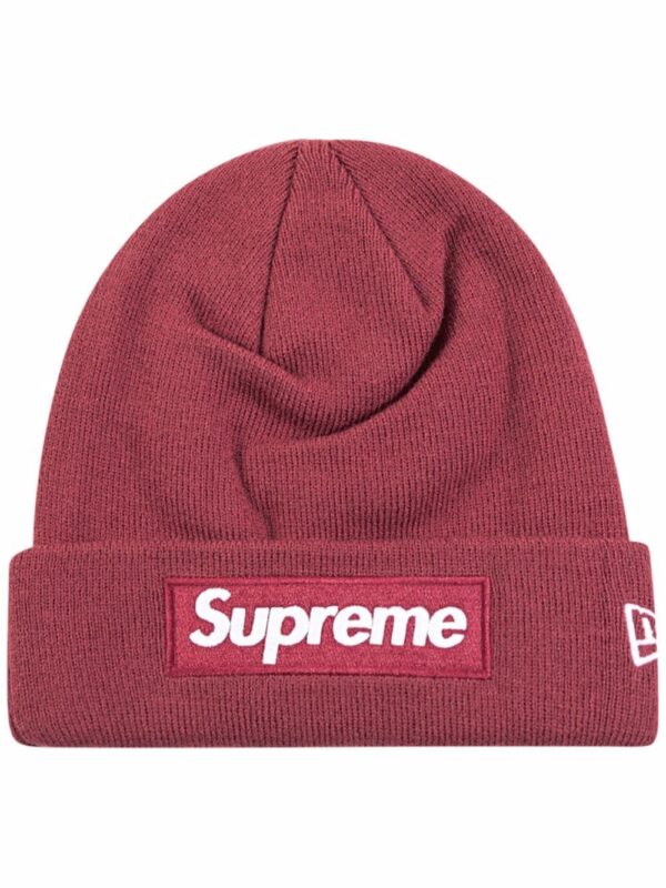 Supreme x New Era Box Logo knitted beanie