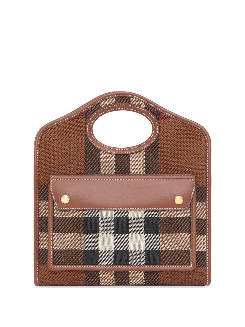 Burberry mini knitted check Pocket bag