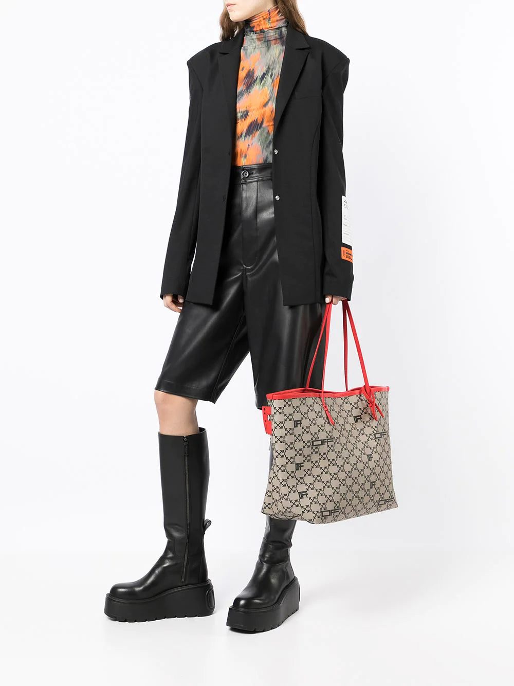 Off-white Arrows-logo print tote bag - Image 2