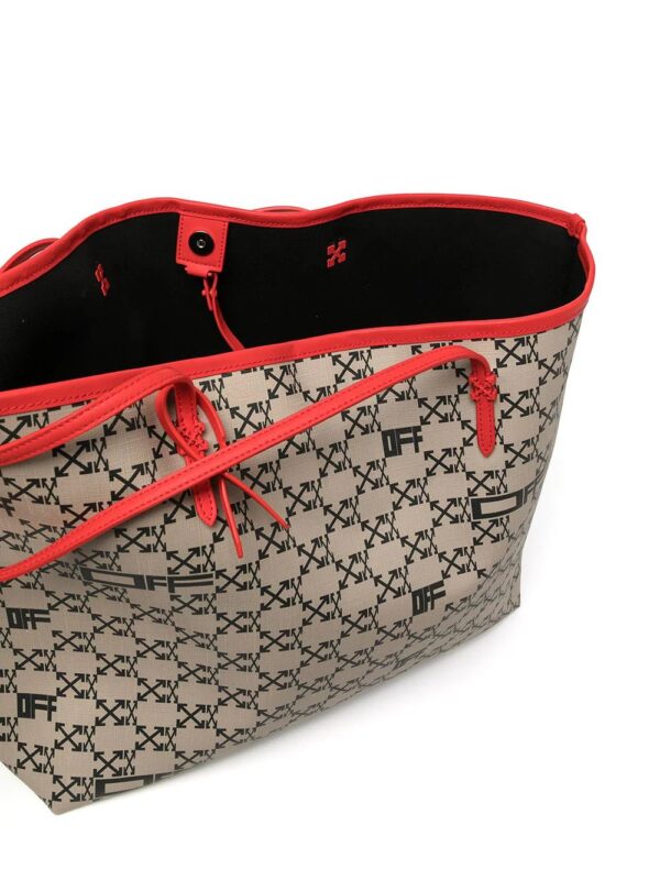 Off-White  Arrows-logo print tote bag - Image 4