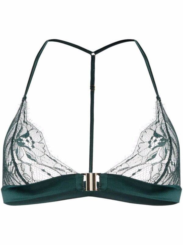 Fleur Of England  Ela lace-trim boudoir bra