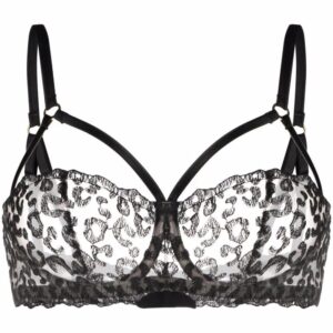 Fleur Of England  Kittie caged-strap balcony bra