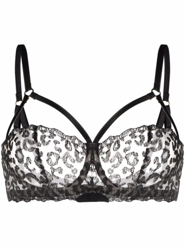 Fleur Of England  Kittie caged-strap balcony bra