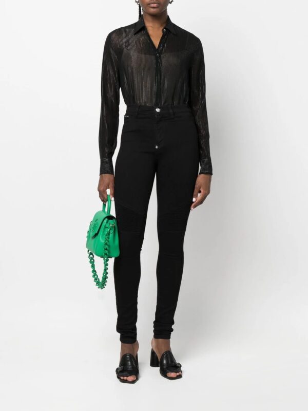 Philipp Plein  semi-sheer button-down shirt - Image 2