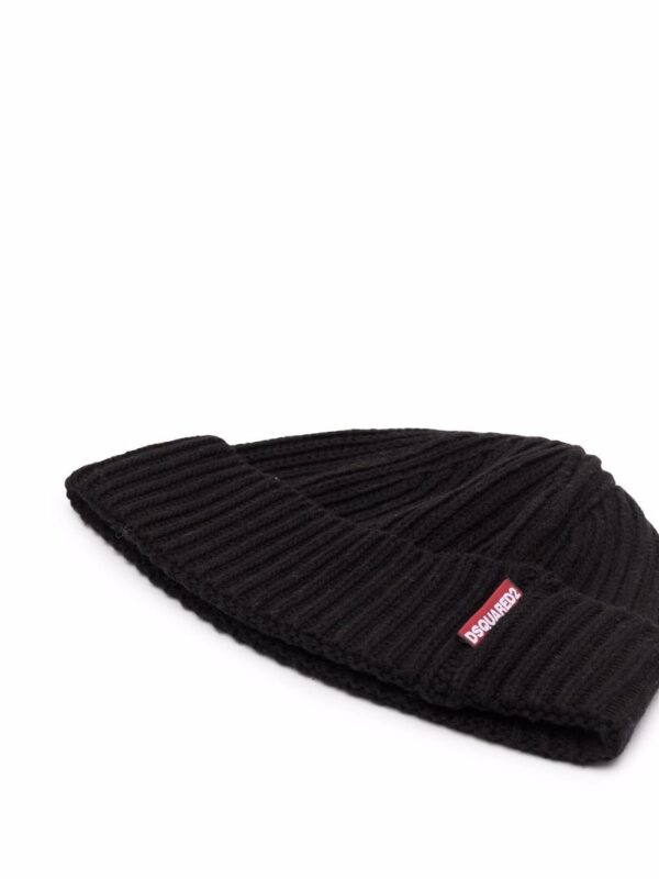 DSQUARED2 ribbed-knit beanie hat - Image 2