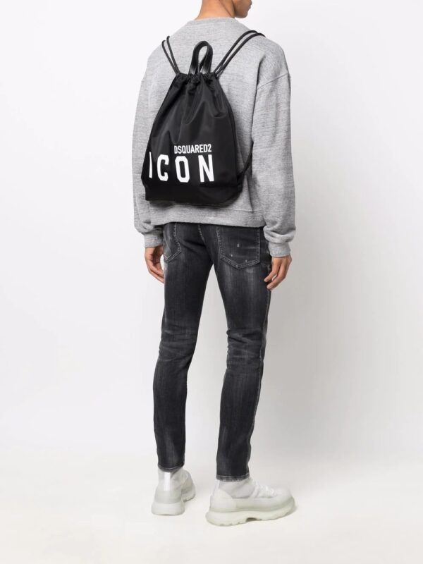 Dsquared2 Nero logo-print backpack - Image 2