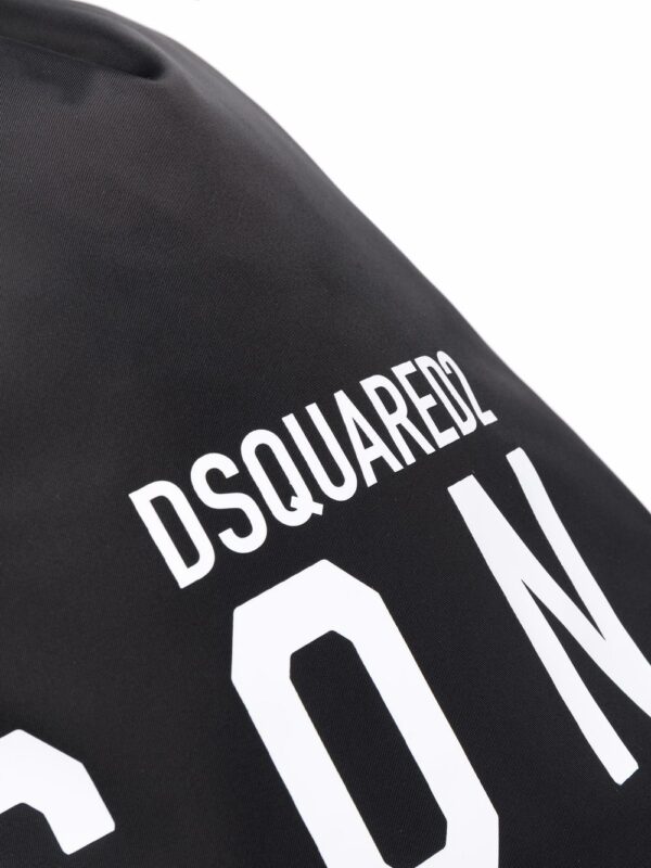 Dsquared2 Nero logo-print backpack - Image 4