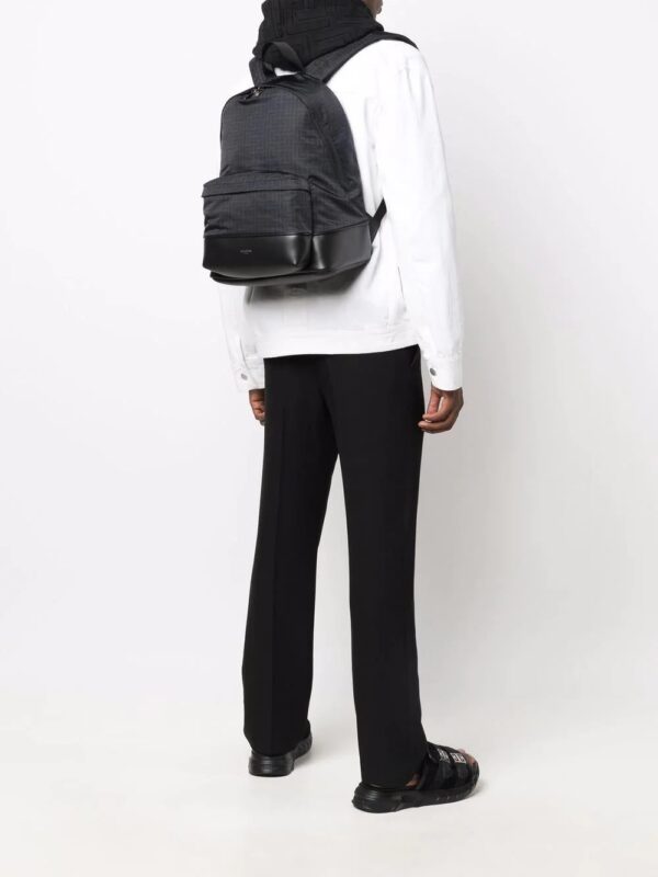 Balmain monogram-print backpack - Image 2