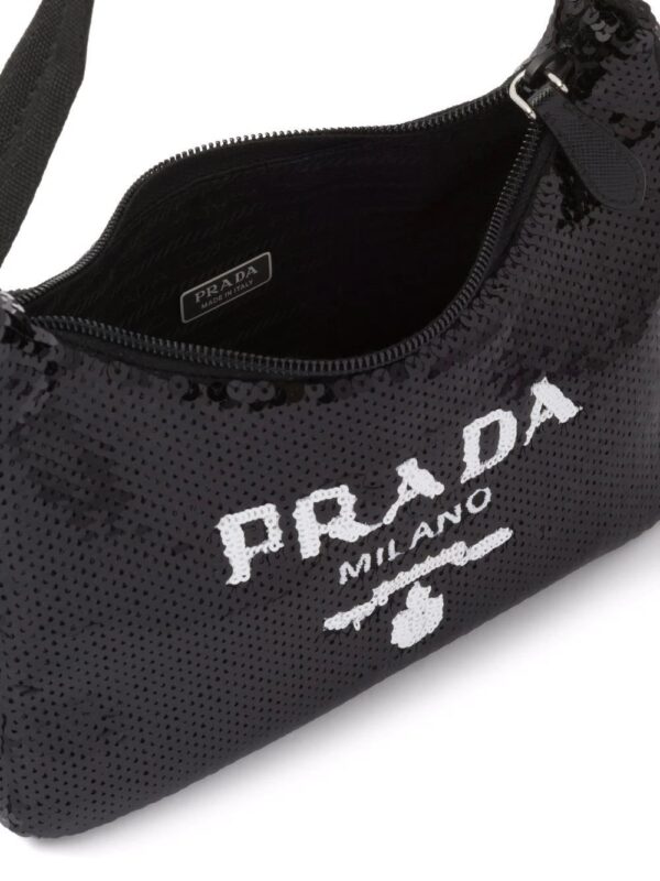 Prada  Re-Edition 2000 sequined Re-Nylon bag - Image 4