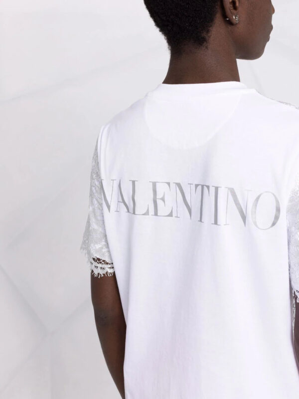 Valentino Garavani  Blossom Macramé T-shirt - Image 3