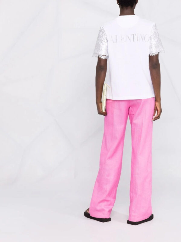 Valentino Garavani  Blossom Macramé T-shirt - Image 4