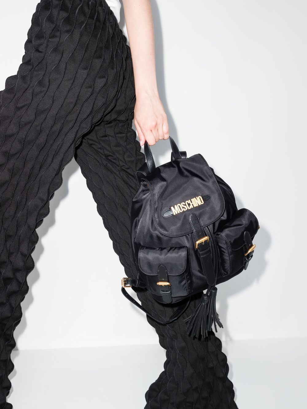 Moschino logo-lettere backpack - Image 2