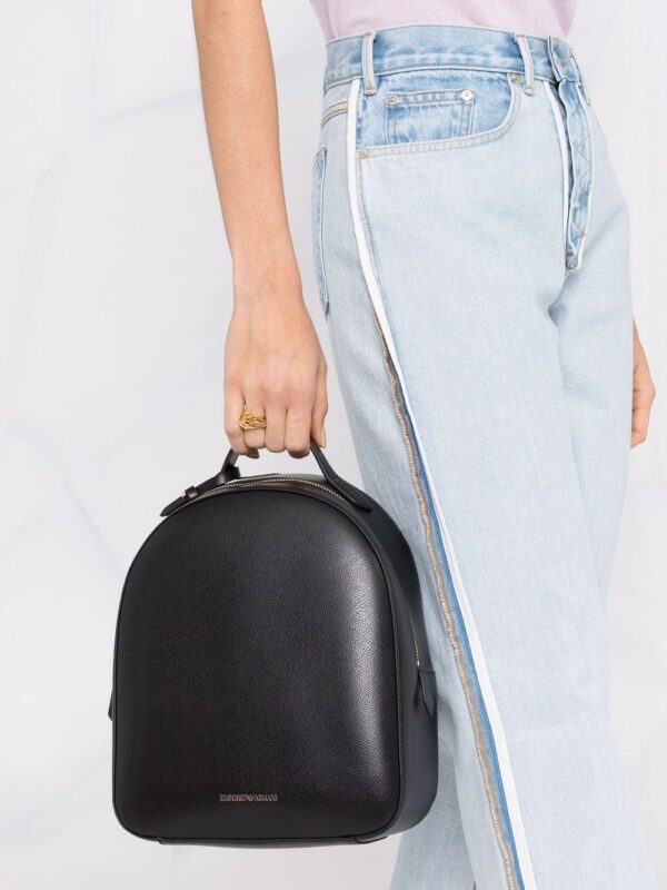 Emporio Armani embossed logo backpack - Image 3