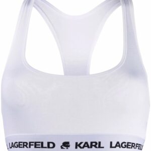 Karl Lagerfeld  logo band sports bra