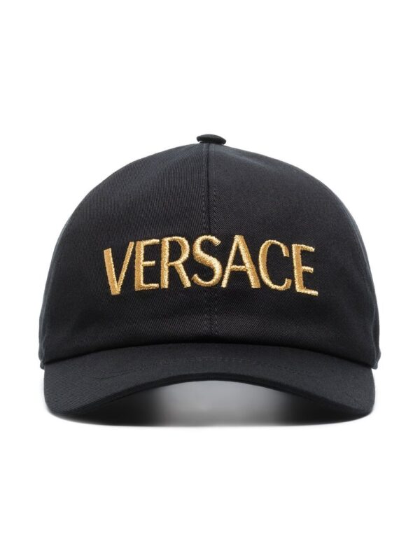 Versace embroidered-logo cotton cap