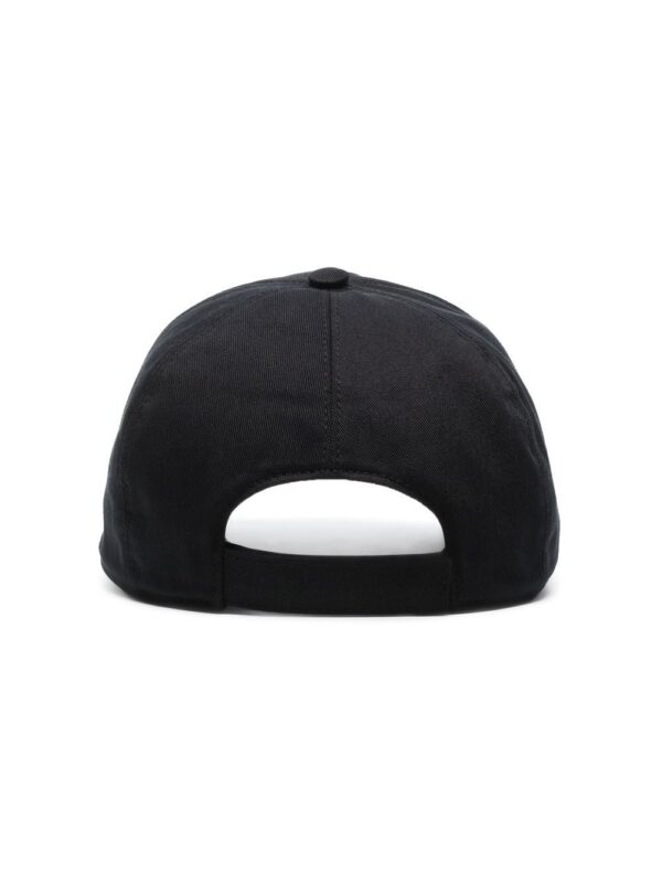 Versace embroidered-logo cotton cap - Image 4